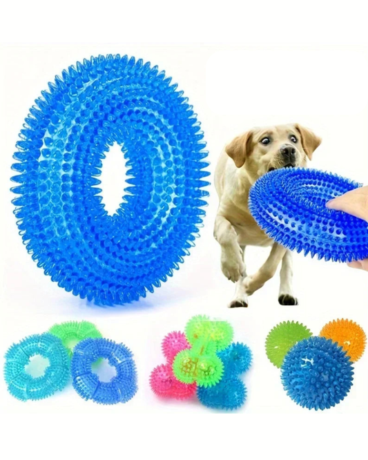 Balle Sonore pour Chien – Ultra-Résistante, à Mâcher & Faire Ses Dents