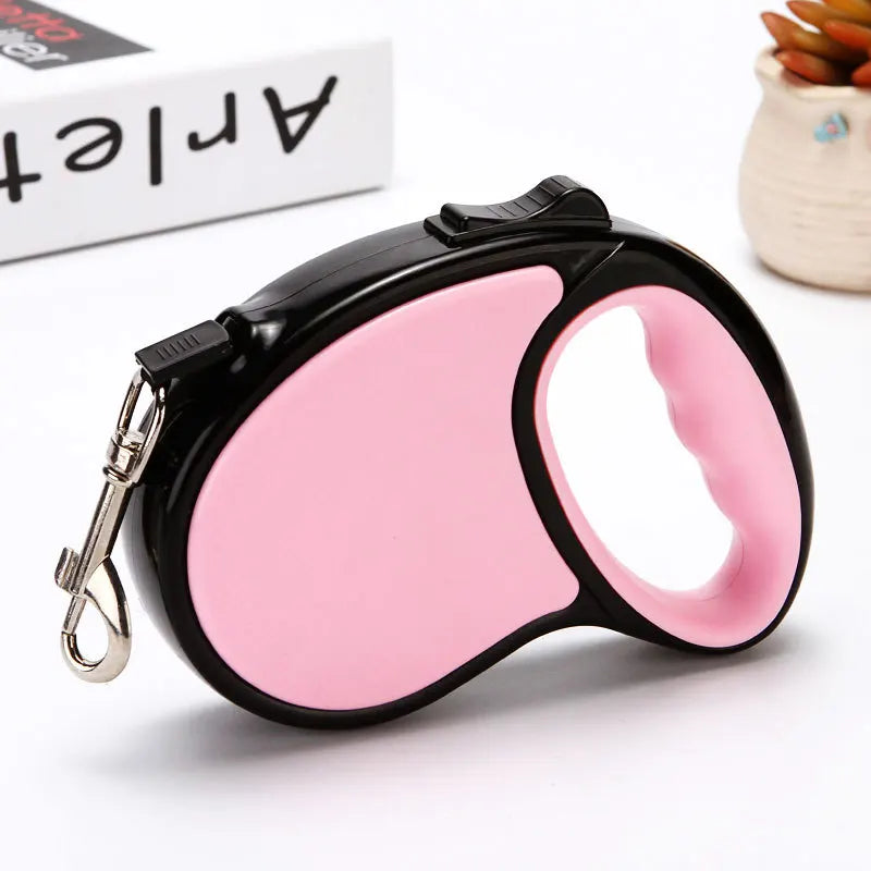 Laisse Rétractable Automatique – Pour Chiens Petits, Moyens et Grands