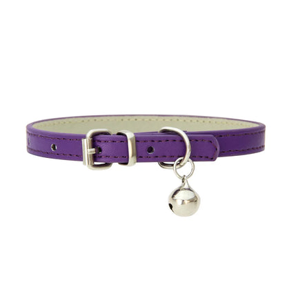 Collier Confort en Cuir Synthétique – Pour Chiens, Chats & Chiots
