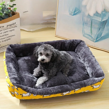Lit pour Chien et Chat – Coussin Hiver Ultra Doux, Tapis Sofa Confortable pour Petits, Moyens et Grands Animaux