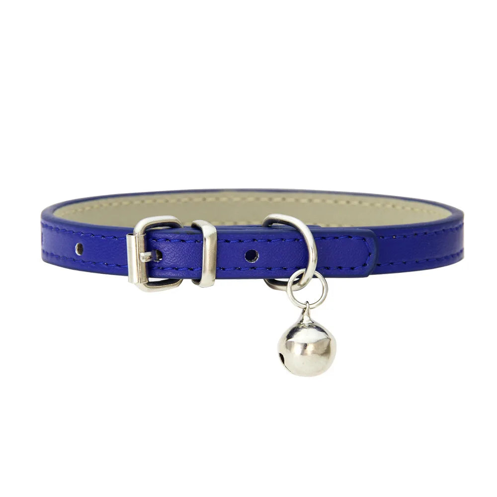 Collier Confort en Cuir Synthétique – Pour Chiens, Chats & Chiots