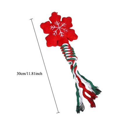 Jouets de Noël pour Chiens – Peluches, Cordes et Jouets à Mâcher