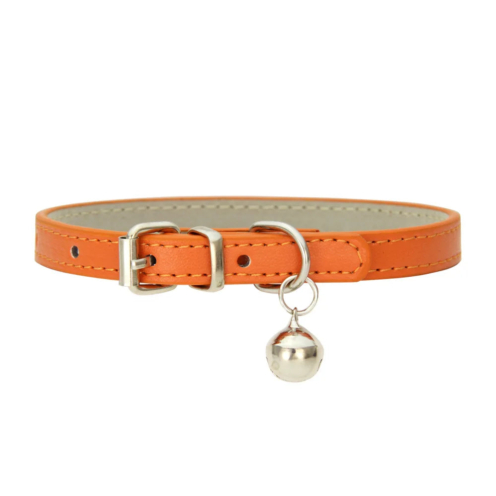 Collier Confort en Cuir Synthétique – Pour Chiens, Chats & Chiots