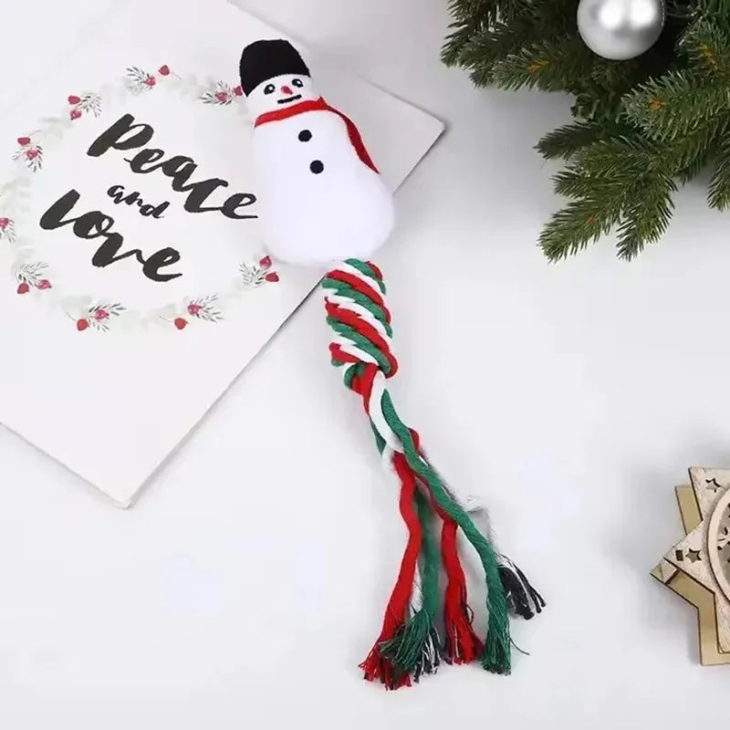 Jouets de Noël pour Chiens – Peluches, Cordes et Jouets à Mâcher