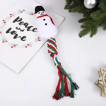 Jouets de Noël pour Chiens – Peluches, Cordes et Jouets à Mâcher