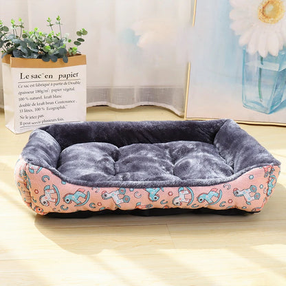 Lit pour Chien et Chat – Coussin Hiver Ultra Doux, Tapis Sofa Confortable pour Petits, Moyens et Grands Animaux