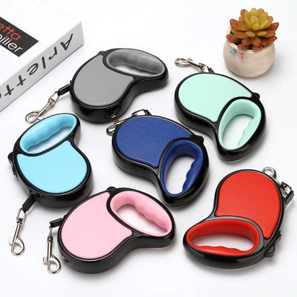 Laisse Rétractable Automatique – Pour Chiens Petits, Moyens et Grands