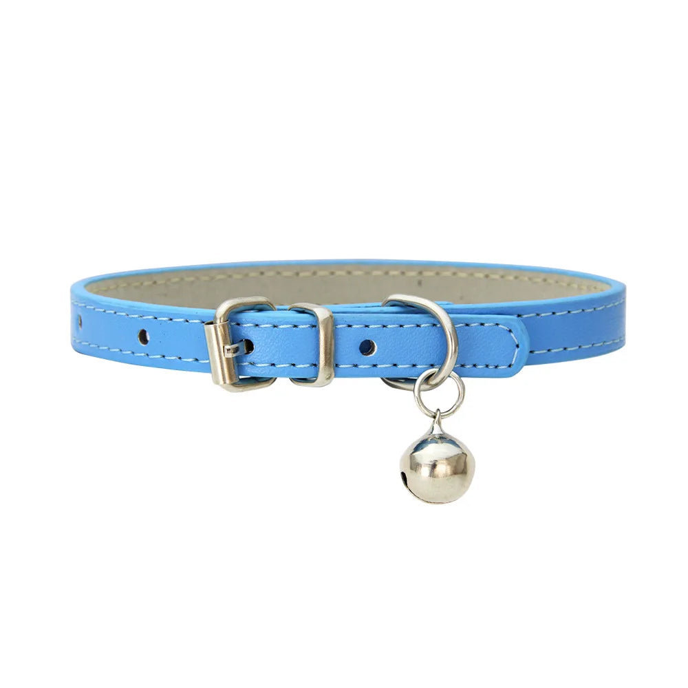 Collier Confort en Cuir Synthétique – Pour Chiens, Chats & Chiots