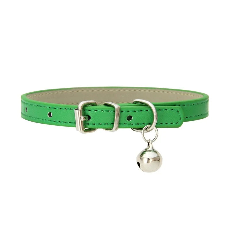 Collier Confort en Cuir Synthétique – Pour Chiens, Chats & Chiots