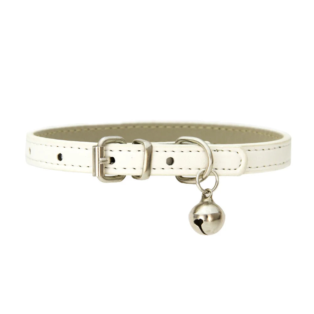 Collier Confort en Cuir Synthétique – Pour Chiens, Chats & Chiots