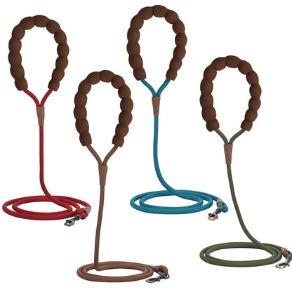 Laisse en Corde Premium pour Chien – Poignée Soft Grip & Mousqueton en Alliage