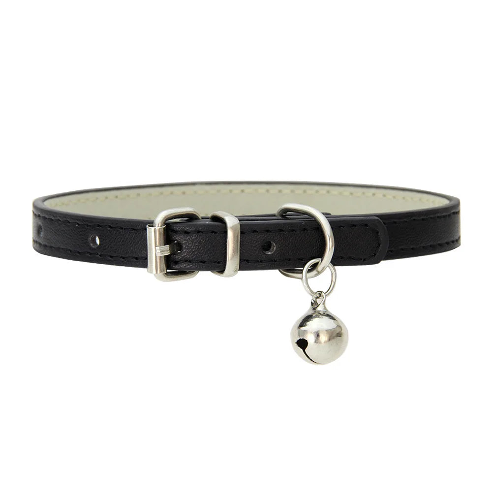 Collier Confort en Cuir Synthétique – Pour Chiens, Chats & Chiots