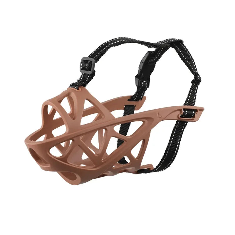 Muselière pour chien – Ajustable pour petits, moyens et grands chiens | Panier robuste pour toilettage et sécurité