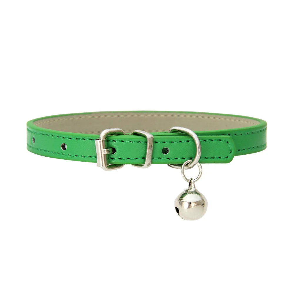 Collier Confort en Cuir Synthétique – Pour Chiens, Chats & Chiots