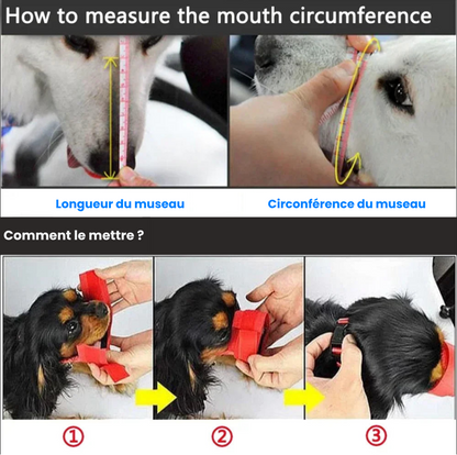Muselière Respirante Ajustable pour Chien